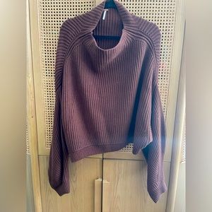 Free People mock neck sweater